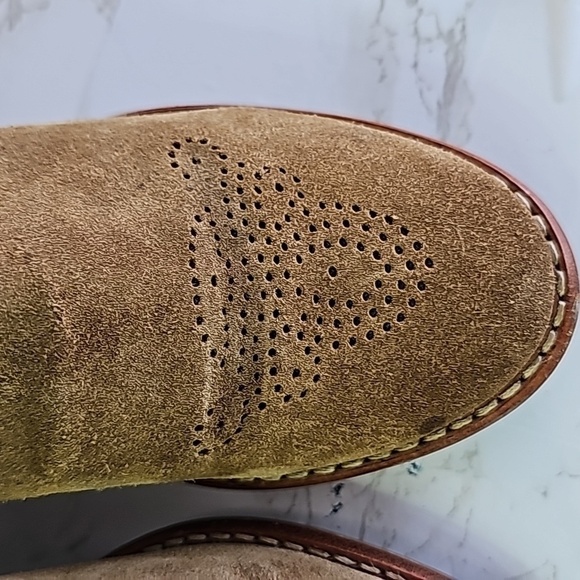 Anthropologie | Schuler And Sons Philadelphia Leather Suede Booties - Picture 2 of 12